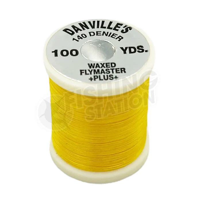 Load image into Gallery viewer, Danville Thread 140 Denier-Fly Fishing - Fly Tying Material-Danville&#39;s-#383 Yellow-Fishing Station
