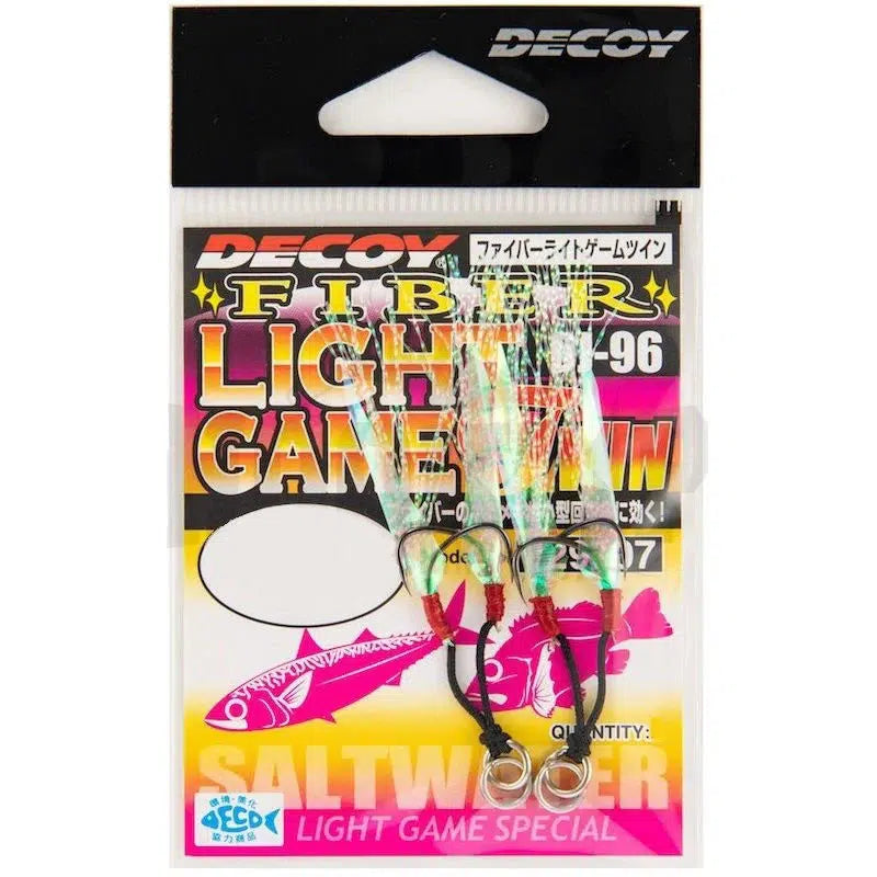 Hameçon Double Assistance Decoy DJ-96 Fiber Light Game - Tailles #6 #4 #2 - Fabriqué Au Japon