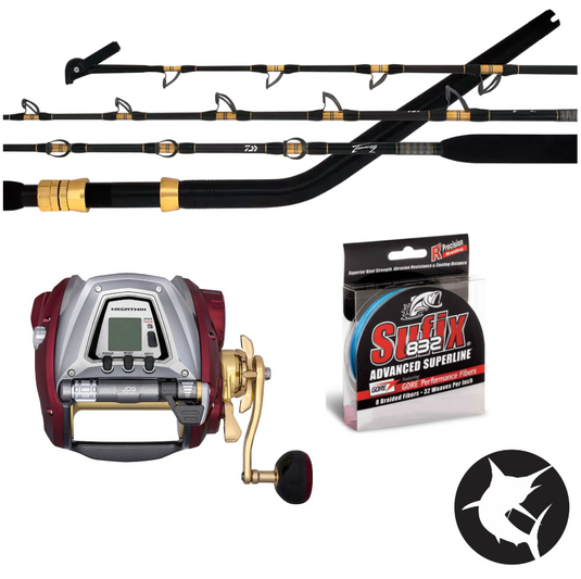 Deep Drop Electric Reel Combo - Daiwa Tanacom Z 55XHST Rod / Daiwa Seaborg Megatwin 1200MJ Reel