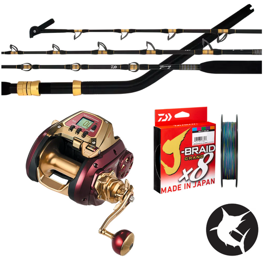 Deep Drop Electric Reel Combo - Daiwa Tanacom Z 66XXHST Rod / Daiwa Seaborg G1800M-RJ Reel