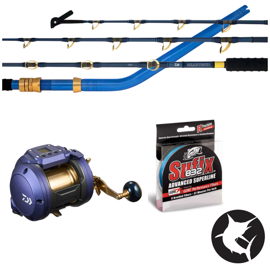 Deep Drop Electric Reel Combo - Seapower 55XHST/Seapower 800-Combo - Electric-Fishing Station-Fishing Station