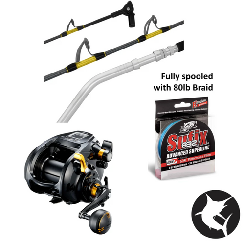 Deep Drop Electric Reel Combo - Status Elite 682 / Shimano Beastmaster 9000B
