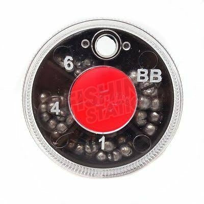 Dinsmore 4 Comp Shot Small Size Dial Pack (6,4,1,BB)-Terminal Tackle - Sinkers-Dinsmore-Fishing Station