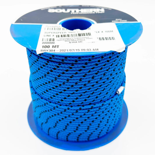 Donaghys Superspeed Spectra Braid-Line - Braid-Donaghy's-3mm x 100m Blue Black Fleck-Fishing Station