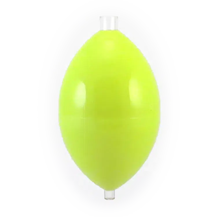 Load image into Gallery viewer, Double X Tough Bubble Float-Terminal Tacke - Floats &amp; Stoppers-Double X Tackle-Chartreuse-1.2&quot; x 8&quot; (4 pack)-Fishing Station
