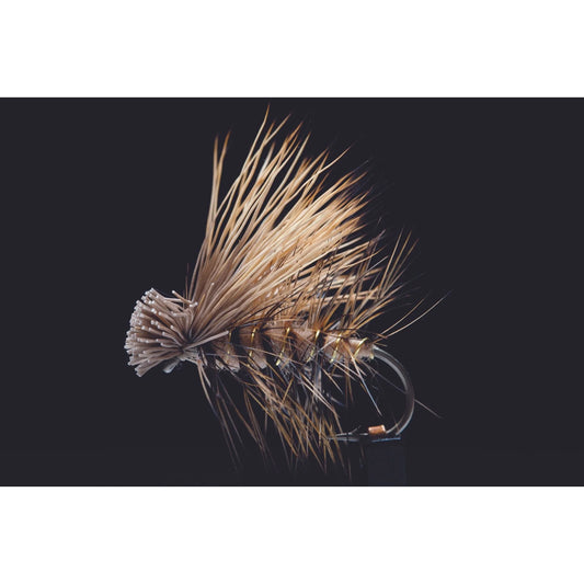 Elk Hair Caddis Tan Freshwater Fly-Lure - Freshwater Fly-Manic Tackle Project-#12-Fishing Station