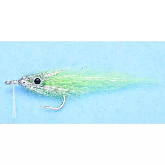 Enrico Puglisi Bay Anchovy Fly-Lure - Saltwater Fly-Enrico Puglisi-Chartreuse-Size 1/0-Fishing Station