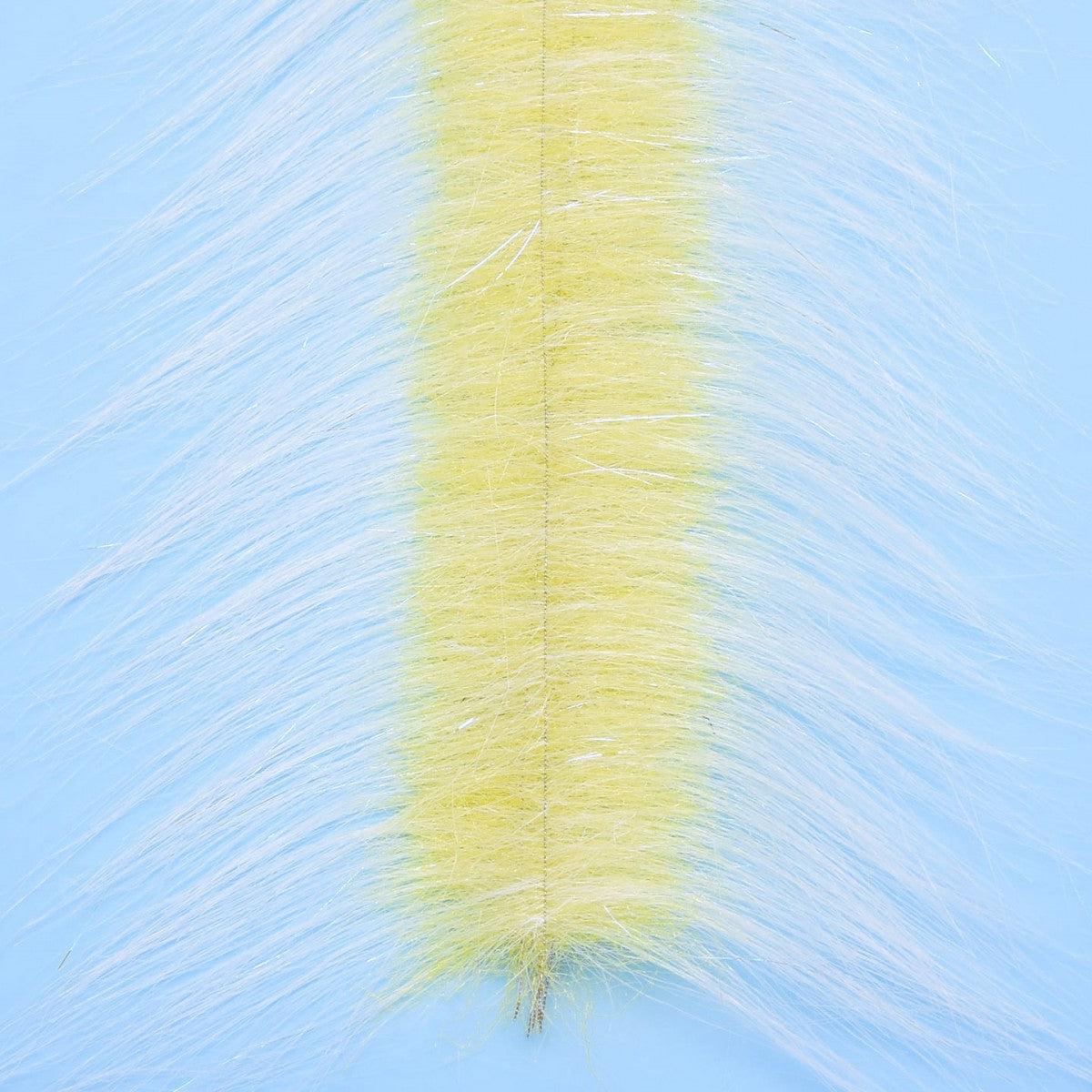 Enrico Puglisi Craftfur Brush 3" Wide-Fly Fishing - Fly Tying Material-Enrico Puglisi-White/Yellow-Fishing Station