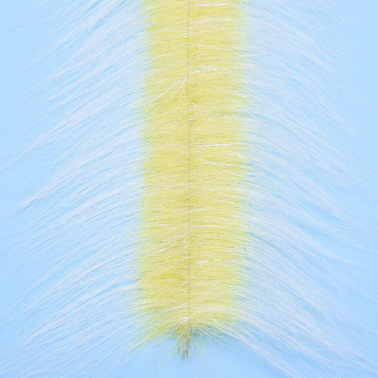 Enrico Puglisi Craftfur Brush 3" Wide-Fly Fishing - Fly Tying Material-Enrico Puglisi-White/Yellow-Fishing Station