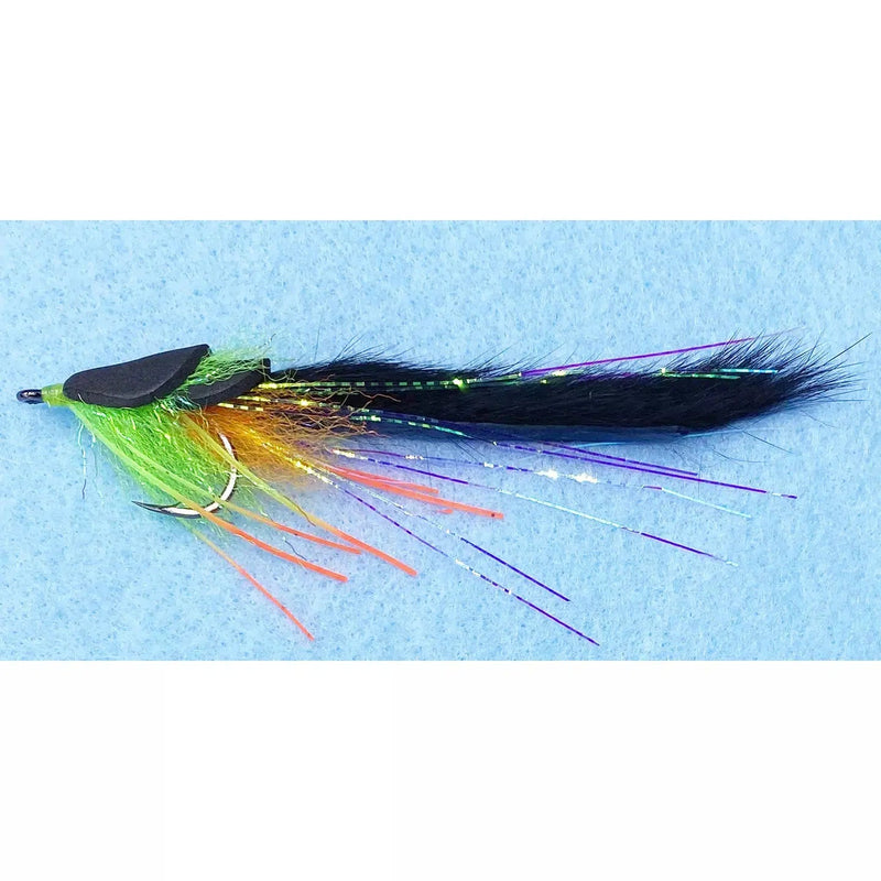 Load image into Gallery viewer, Enrico Puglisi Diver Fly-Lure - Saltwater Fly-Enrico Puglisi-Black/Chartreuse-Size 2/0-Fishing Station
