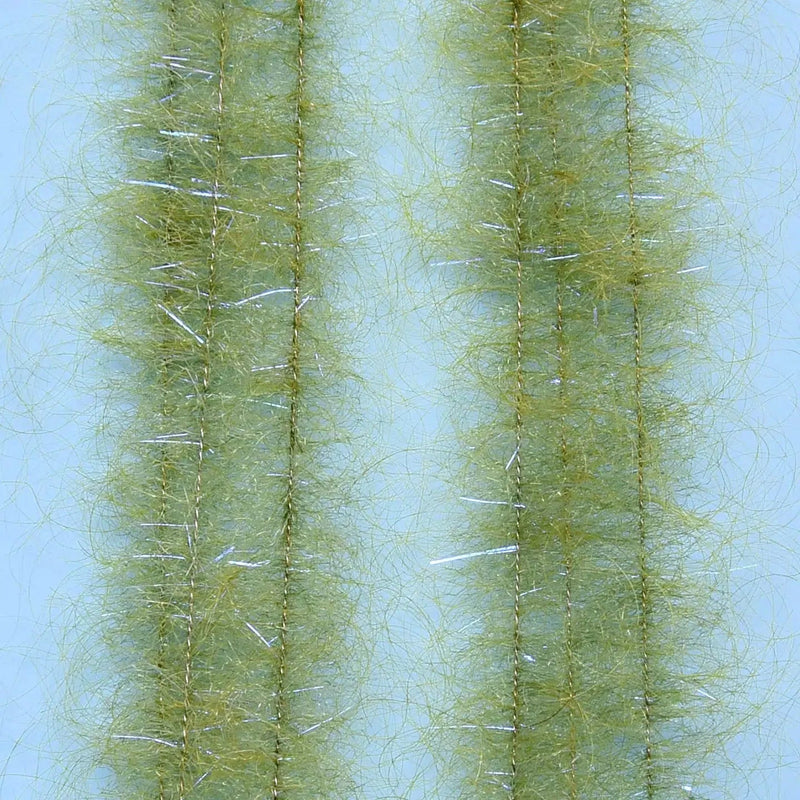 Load image into Gallery viewer, Enrico Puglisi Shrimp Dub Brush-Fly Fishing - Fly Tying Material-Enrico Puglisi-Grass Olive-.75&quot;-Fishing Station
