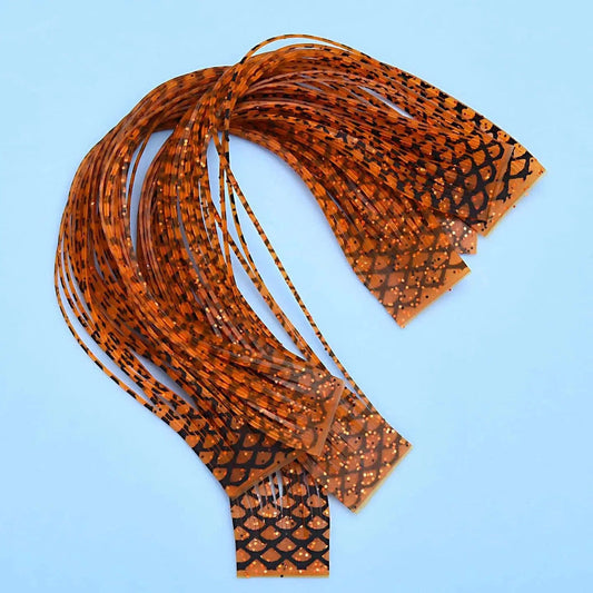 Enrico Puglisi Sili Legs-Fly Fishing - Fly Tying Material-Enrico Puglisi-Barred Orange/Orange Black-Fishing Station