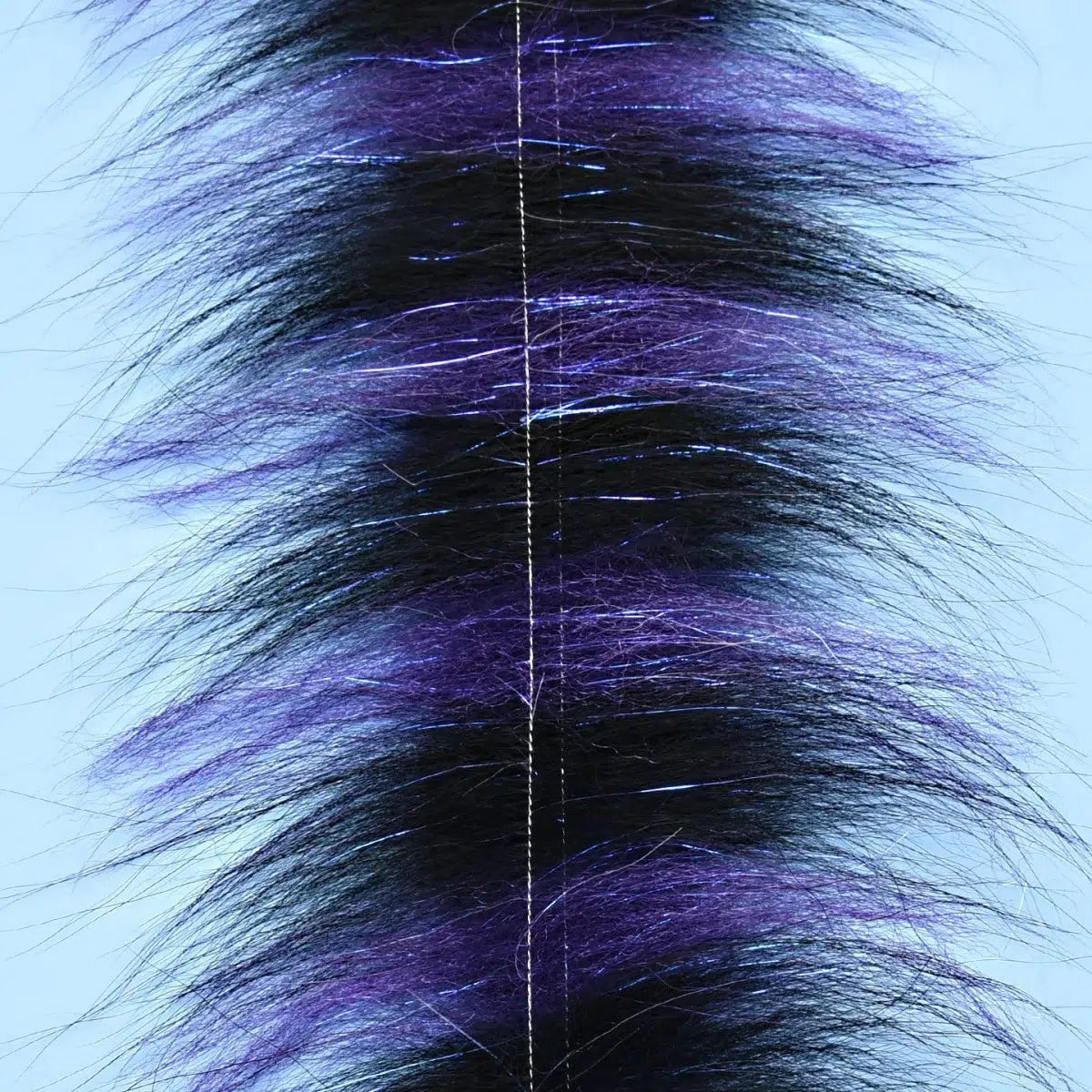 Enrico Puglisi Sommerlatte's Grizzly Foxy Brush-Fly Fishing - Fly Tying Material-Enrico Puglisi-Black Purple - 3" Wide-Fishing Station