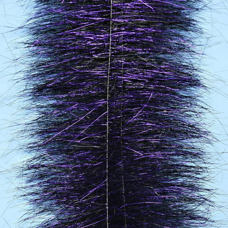 Load image into Gallery viewer, Enrico Puglisi Sparkle Brush 3&quot; Wide-Fly Fishing - Fly Tying Material-Enrico Puglisi-Black/Purple-Fishing Station
