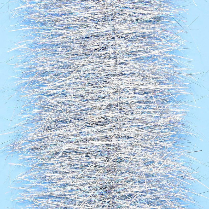 Load image into Gallery viewer, Enrico Puglisi Sparkle Brush 3&quot; Wide-Fly Fishing - Fly Tying Material-Enrico Puglisi-Holographic Silver-Fishing Station

