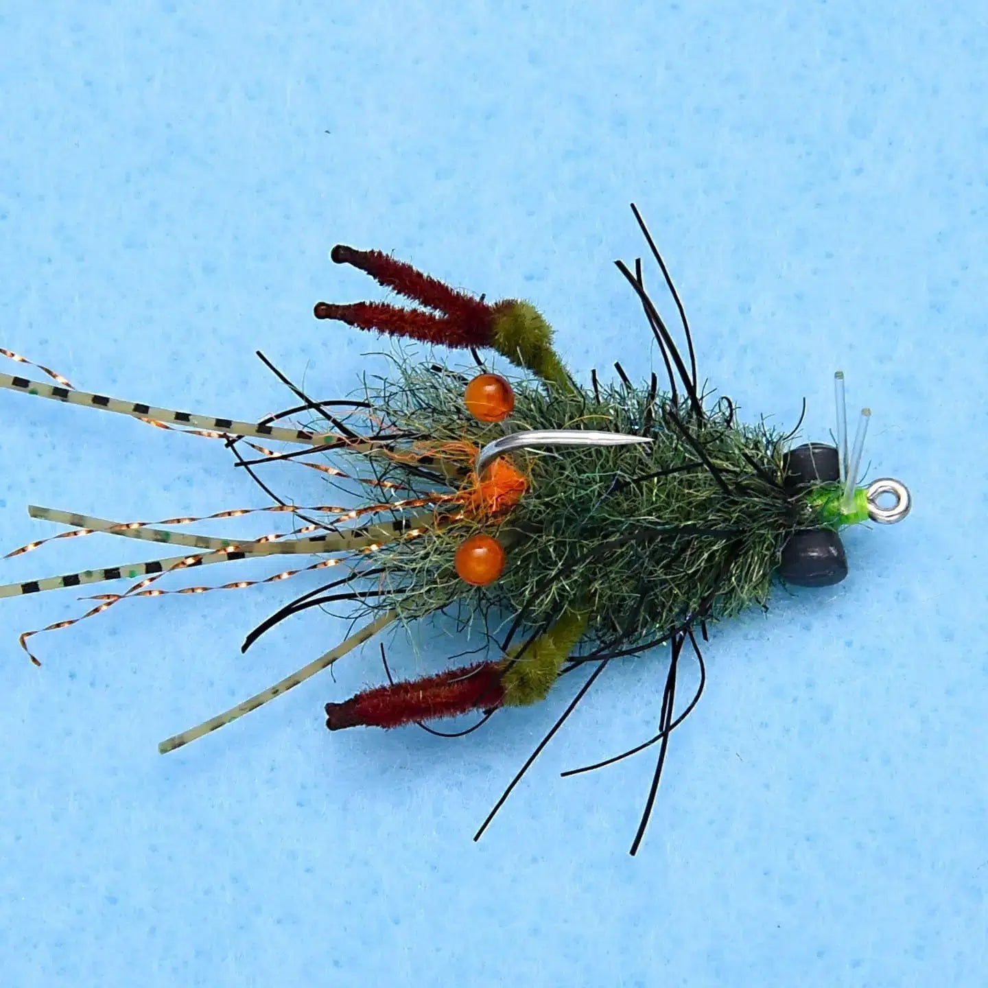 Enrico Puglisi Tarantula Crab Mini Fly-Lure - Fly-Enrico Puglisi-Mottled Olive-Size #2-Fishing Station