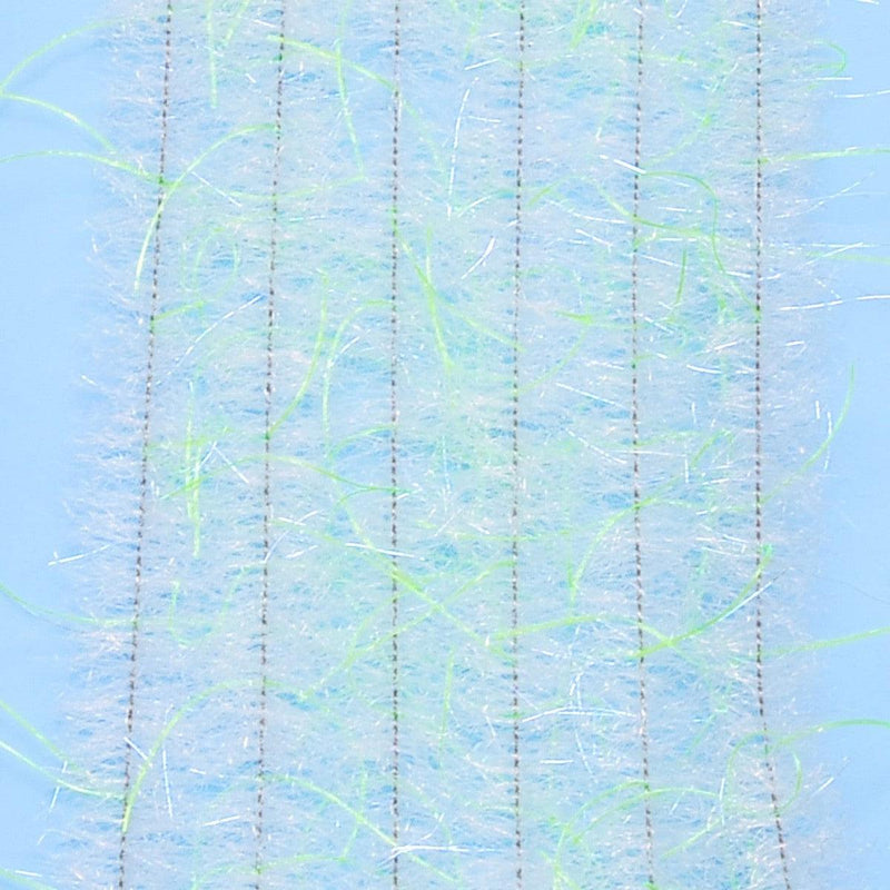 Load image into Gallery viewer, Enrico Puglisi Wooly Critter Brush 0.50&quot; Wide-Fly Fishing - Fly Tying Material-Enrico Puglisi-Chartreuse/White-Fishing Station
