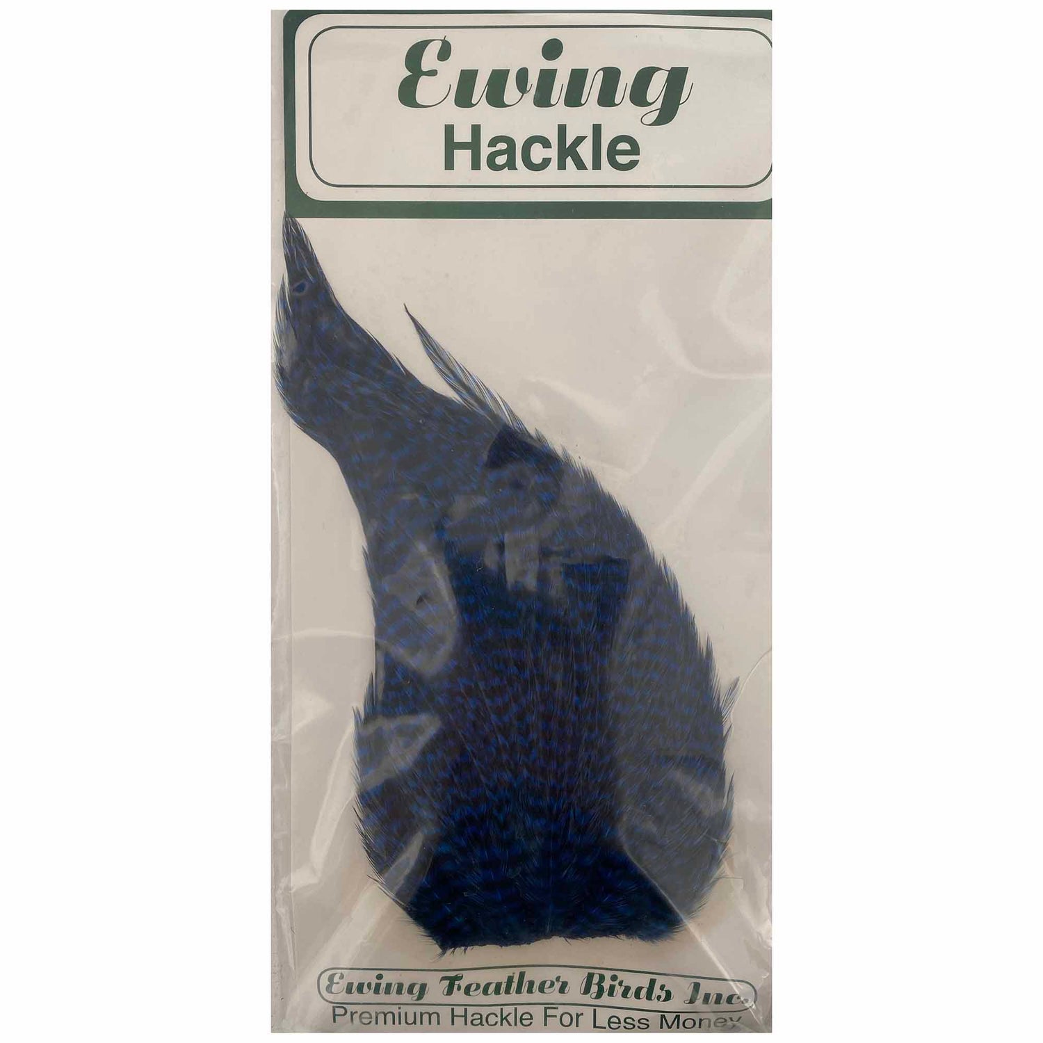 Ewing Hackle Deceiver Patch-Fly Fishing - Fly Tying Material-Ewing Hackle-Grizzly Blue-Fishing Station