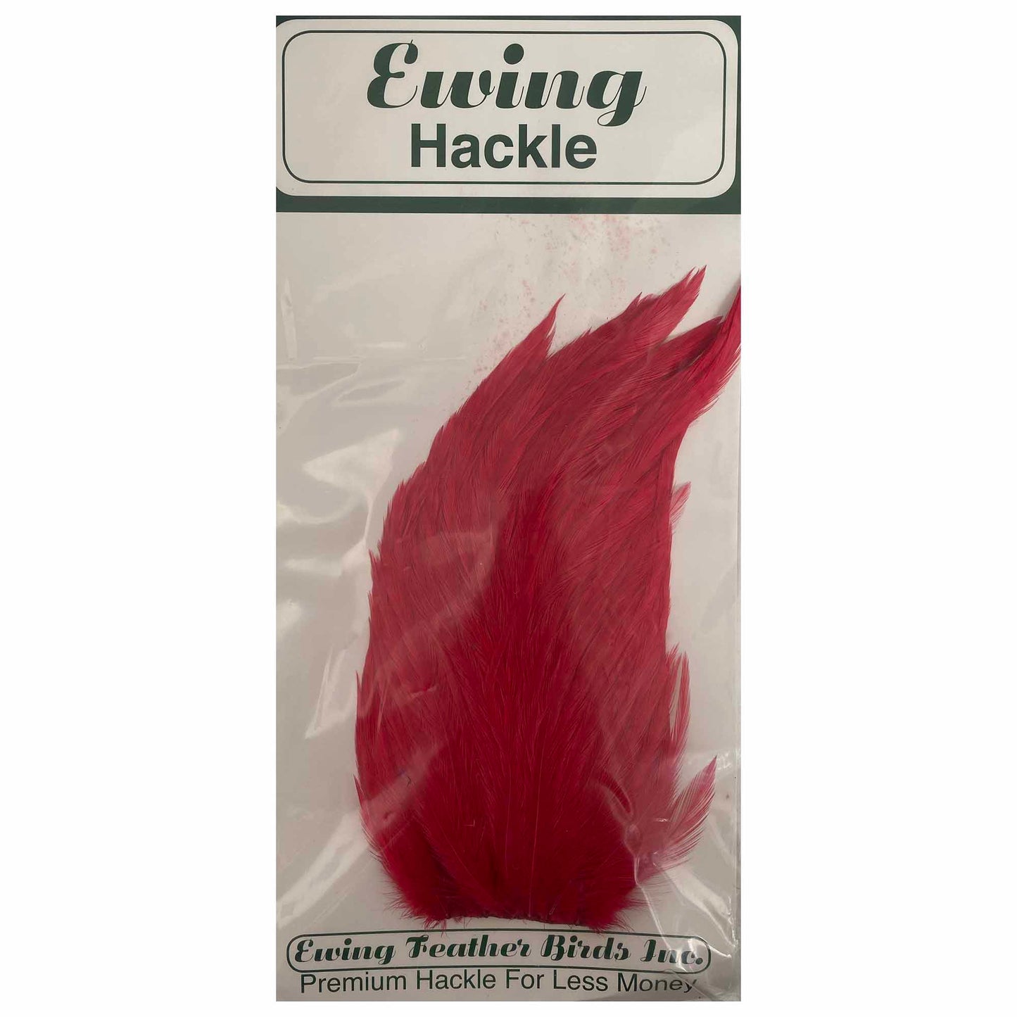 Ewing Hackle Deceiver Patch-Fly Fishing - Fly Tying Material-Ewing Hackle-Red-Fishing Station
