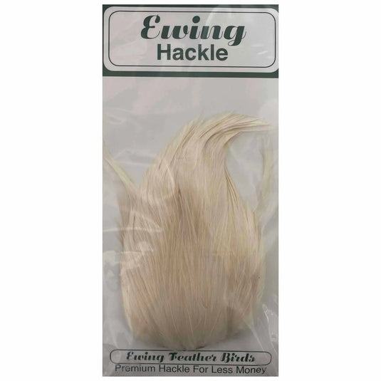 Ewing Hackle Deceiver Patch-Fly Fishing - Fly Tying Material-Ewing Hackle-White-Fishing Station