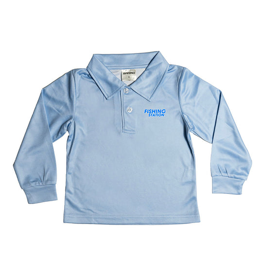 Fishing Station Mahi Mahi Collared Shirt - Kids-Clothing & Footwear-Fishing Station-