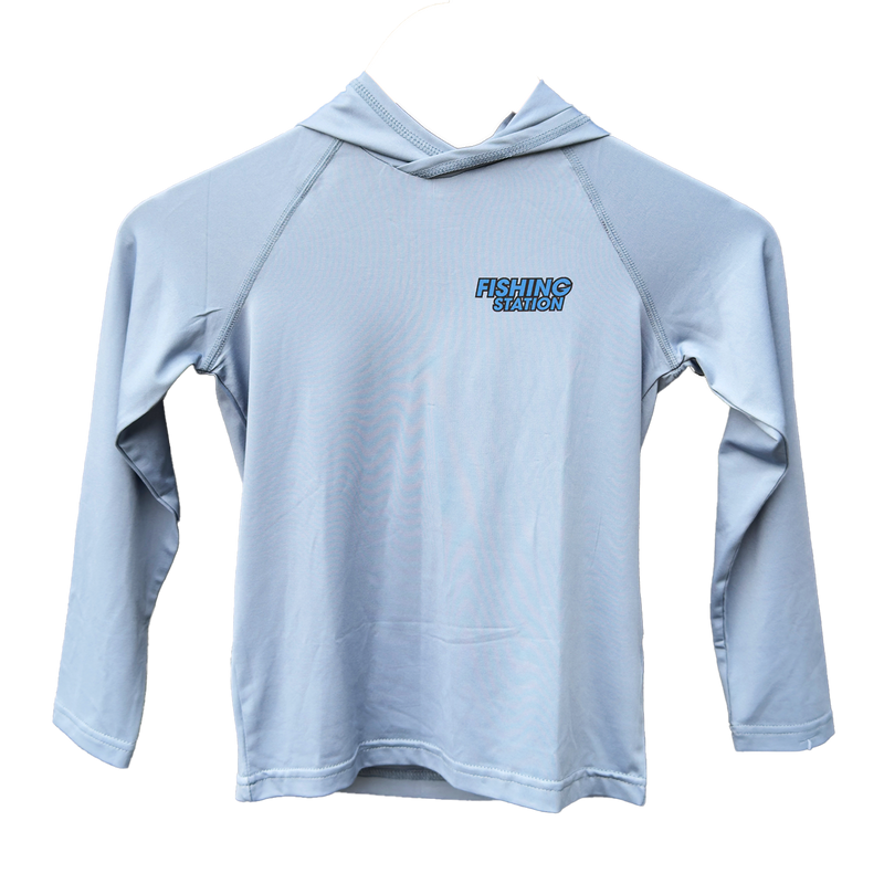 Load image into Gallery viewer, Fishing Station Marlin Hooded Performance Shirt - Kids-Clothing &amp; Footwear-Fishing Station-8-Fishing Station
