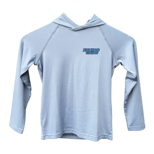 Fishing Station Marlin Hooded Performance Shirt - Kids-Clothing & Footwear-Fishing Station-8-Fishing Station