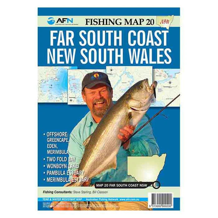Far South Coast - NSW Fishing Map-Books, Maps & Reference-AFN-Fishing Station