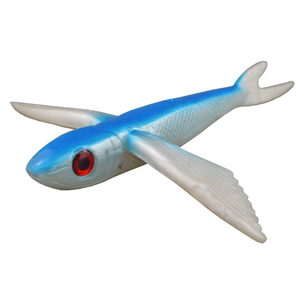 FatBoy Flying Fish-Teasers-Fatboy Lures-Blue White-8"-Fishing Station