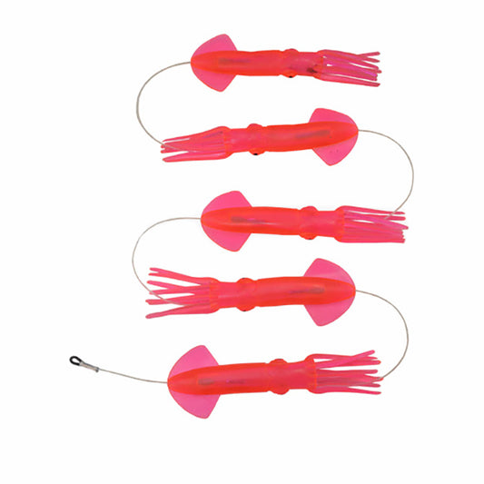 Fatboy Squid Chain Teaser-Teasers-Fatboy Lures-9" Squid - Hot Pink-Fishing Station