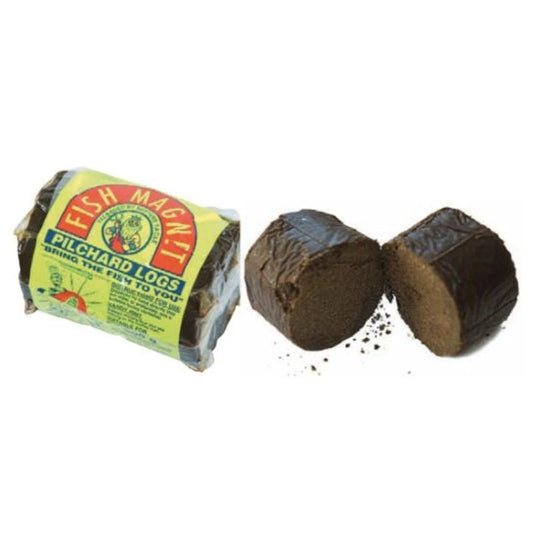 Fish Magnet Pilchard Log-Buckets, Bait Collecting & Burley-Fish Magnet-1kg-Fishing Station