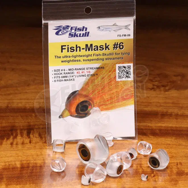 Fish Skull Fish Mask-Fly Fishing - Fly Components-Fish Skull-#6 For Sizes 2-1/0-Fishing Station
