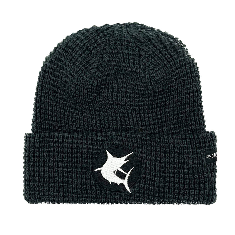 Load image into Gallery viewer, Fishing Station Waffle Beanie-Hats &amp; Headwear-Fishing Station-Graphite-Fishing Station
