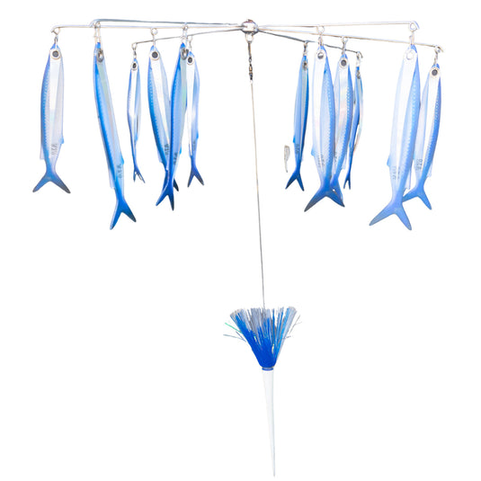 Fish Razr OTS Fly Flap Wolfpack Ahi Head & Tail Dredge Teaser