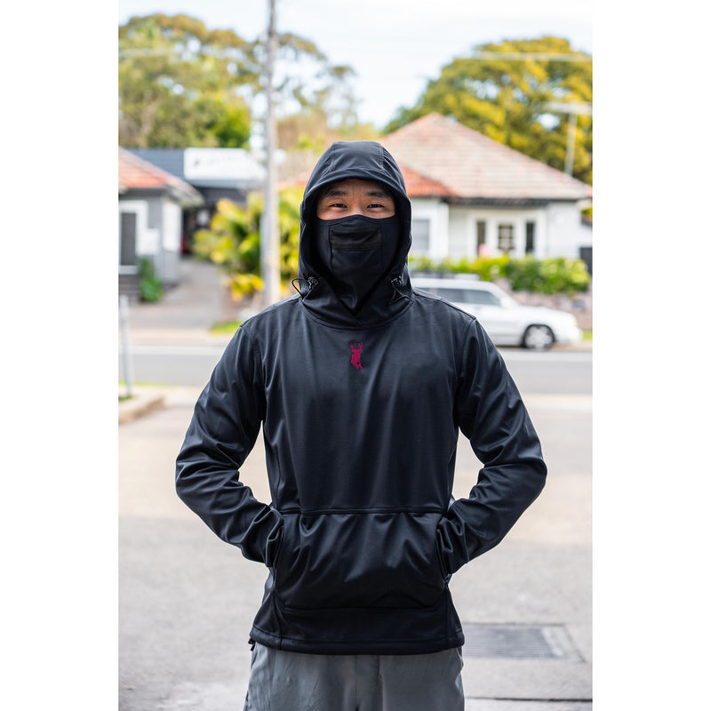Load image into Gallery viewer, BUCK N&#39; BASS Fremont Hoodie-Jumpers &amp; Jackets-BUCK N’ BASS-Black-Medium-Fishing Station
