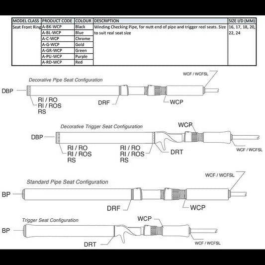 Fuji Black Winding Check Pipe End-Rod Building-Fuji-17-Fishing Station