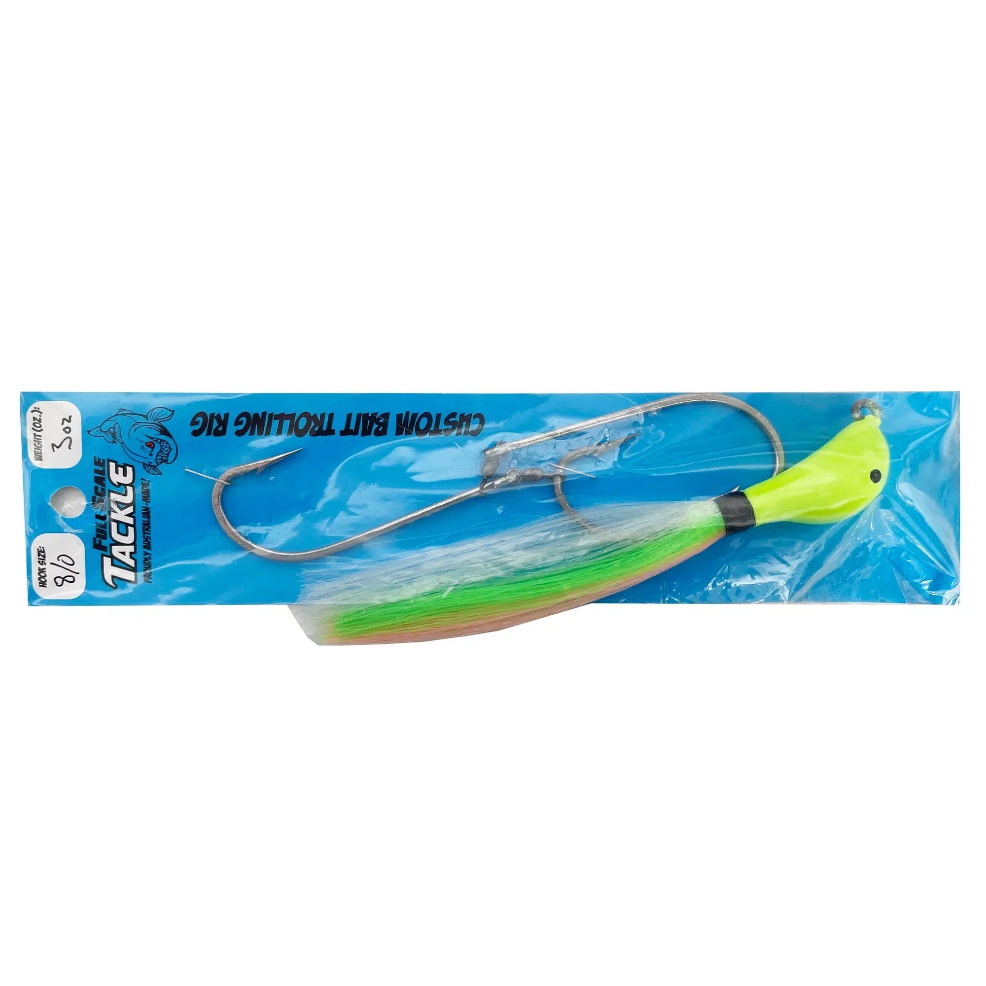 Full Scale Custom Bait Trolling Rig - Banana Head – Fishing Station