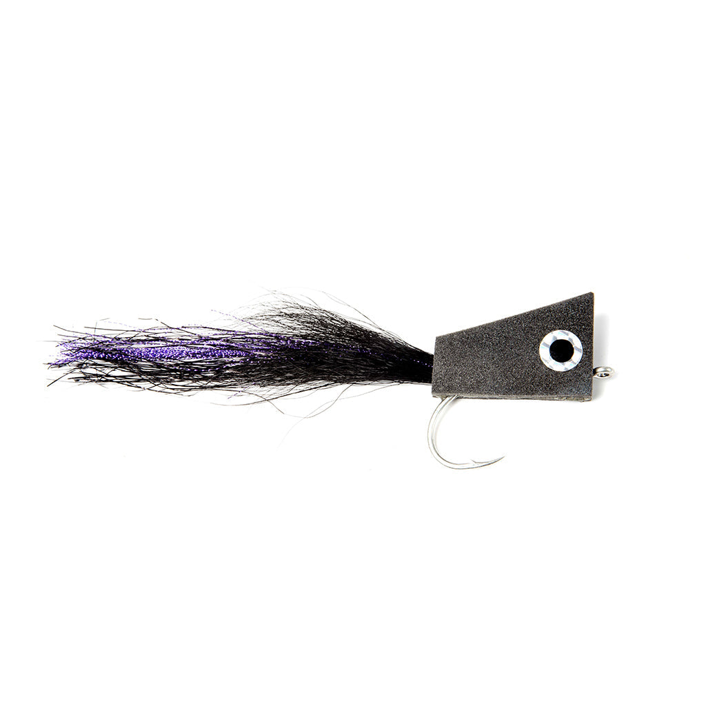 Fulling Mill NYAP Popper-Lure - Saltwater Fly-Fulling Mill-Black-6/0-Fishing Station