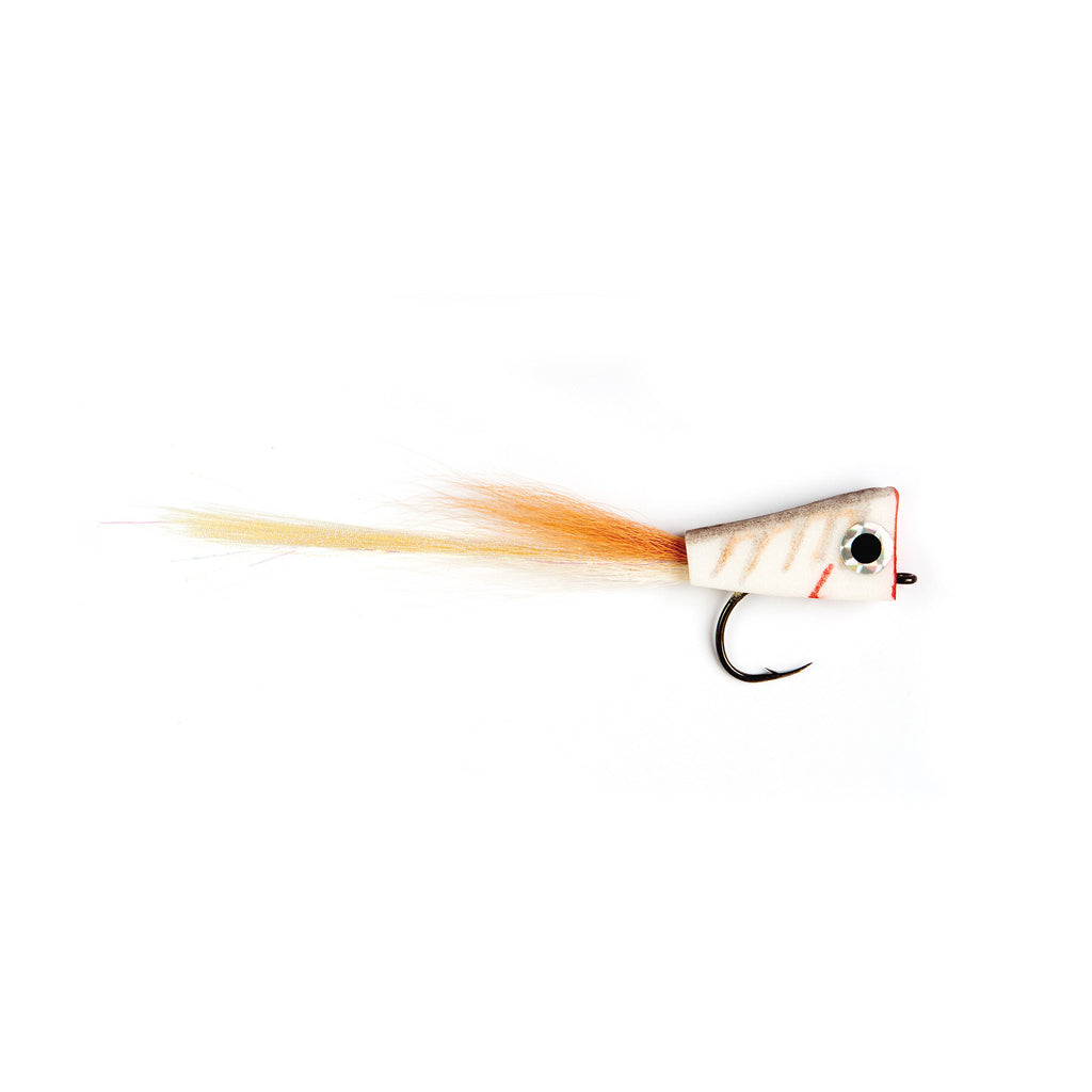 Fulling Mill NYAP Popper-Lure - Saltwater Fly-Fulling Mill-White-6/0-Fishing Station