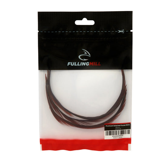 Fulling Mill Premium Selected Goose Biots-Fly Fishing - Fly Tying Material-Fulling Mill-Brown-Fishing Station