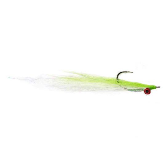 Fulling Mill Salty Clouser Fly-Lure - Saltwater Fly-Fulling Mill-Chartreuse-Size 2/0-Fishing Station