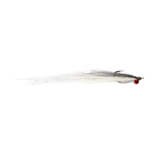 Fulling Mill Salty Clouser Fly-Lure - Saltwater Fly-Fulling Mill-Grey-Size 2/0-Fishing Station