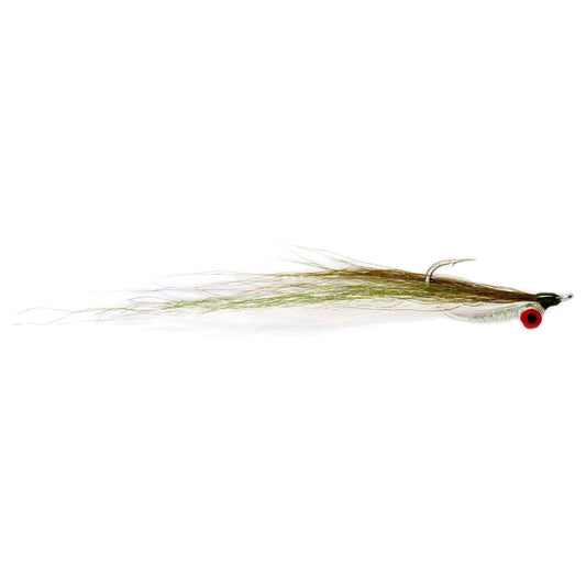 Fulling Mill Salty Clouser Fly-Lure - Saltwater Fly-Fulling Mill-Olive-Size 2/0-Fishing Station