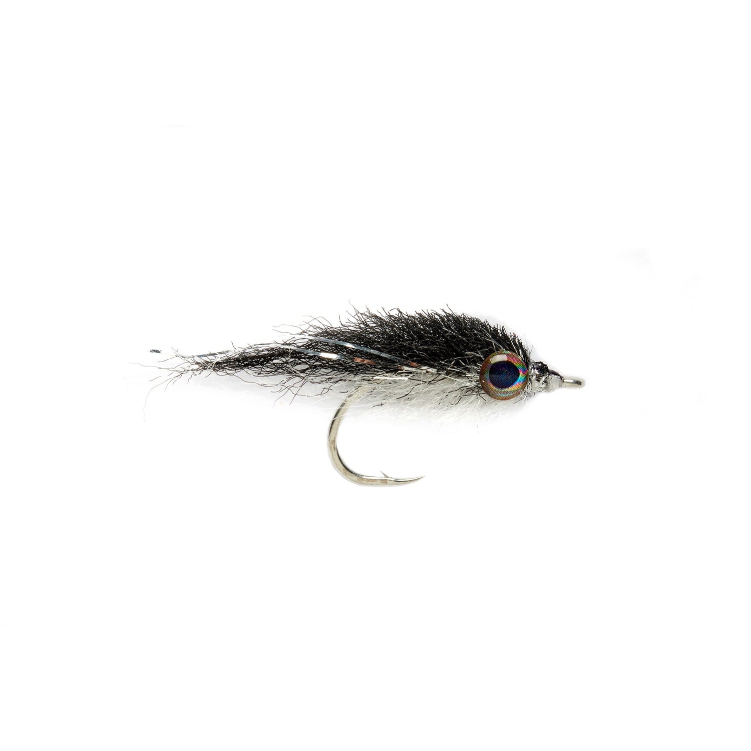 Fulling Mill Salty Minnow Fly-Lure - Fly-Fulling Mill-Black & White-2-Fishing Station