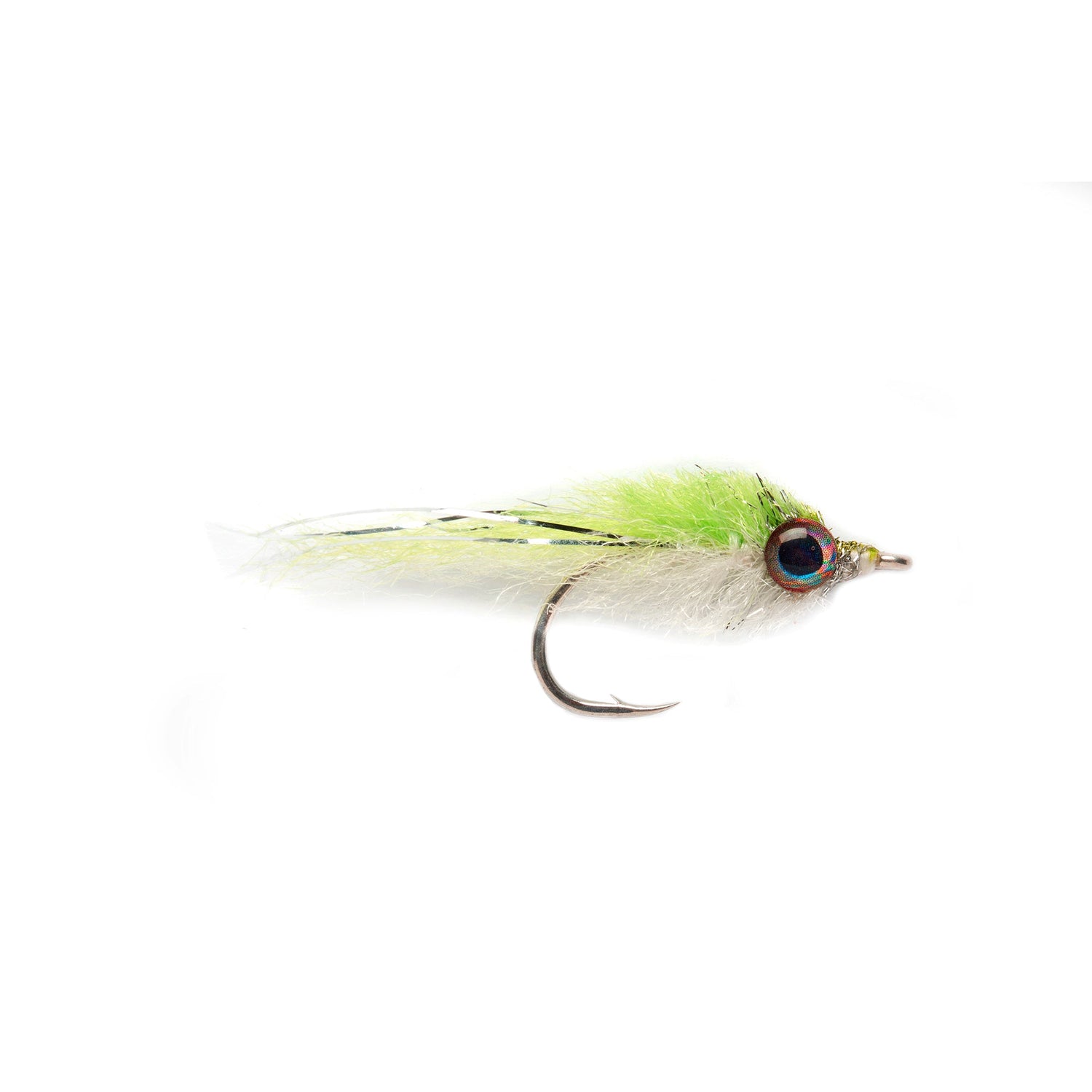 Fulling Mill Salty Minnow Fly-Lure - Fly-Fulling Mill-Chartreuse & White-2-Fishing Station
