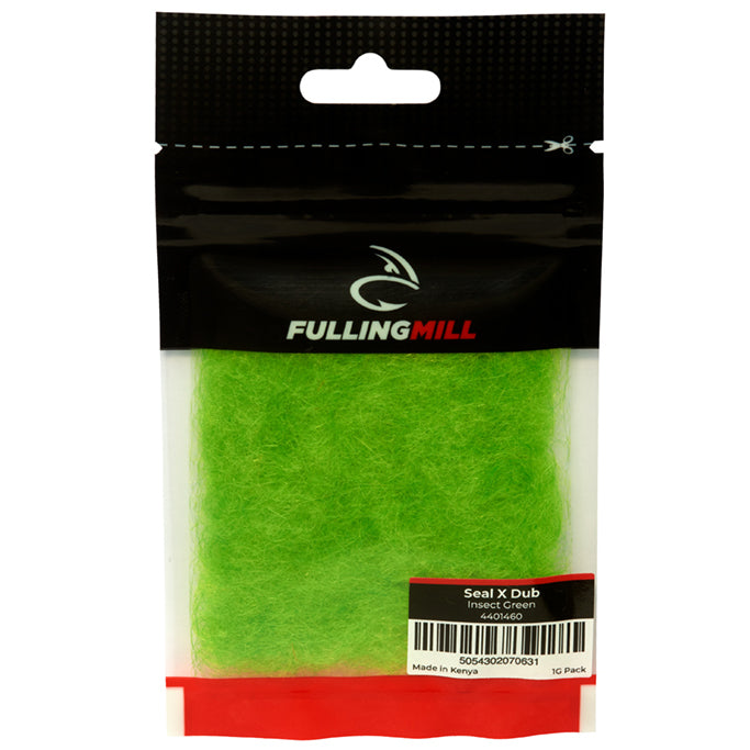 Fulling Mill Seal X Dub-Fly Fishing - Fly Tying Material-Fulling Mill-Black-Fishing Station