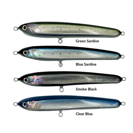 GPC Cuda Slim Stickbait-Lure - Poppers, Stickbaits & Pencils-GPC-220mm-Clear Blue-Fishing Station