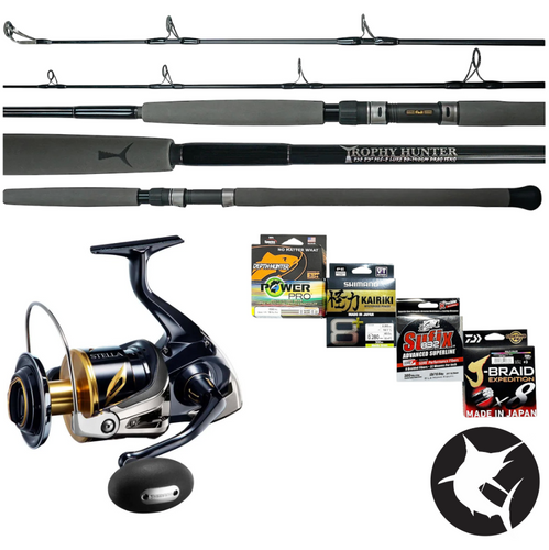 GT/Big Kingfish Stickbait Combo - Topwater 808 / Stella SWC 18000