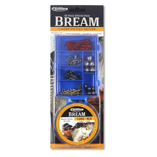 Gillies 101 Piece Species Pack Bream-Tackle Boxes & Bags - Pre-Stocked Tackle Kits-Gillies-Fishing Station