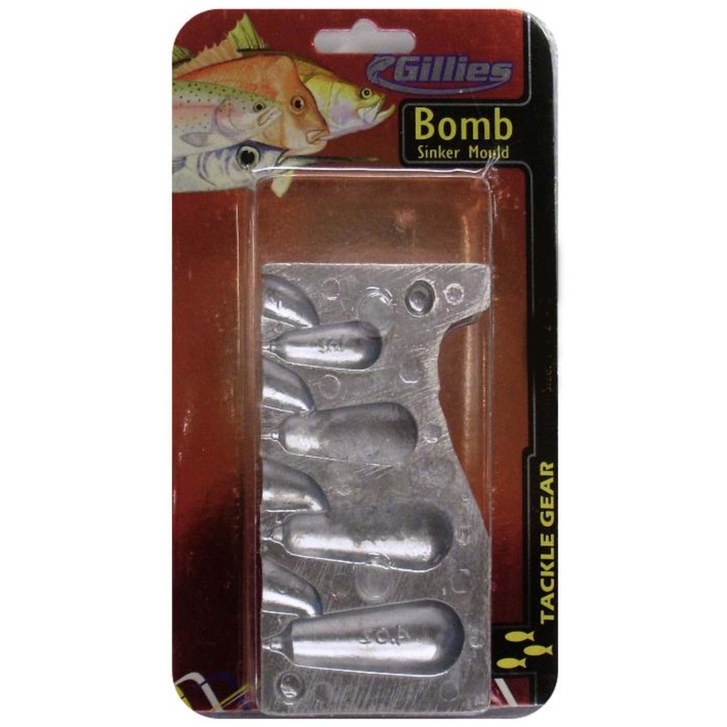 Gillies Combo Bomb Sinker Mould-Terminal Tackle - Sinkers-Gillies-Fishing Station